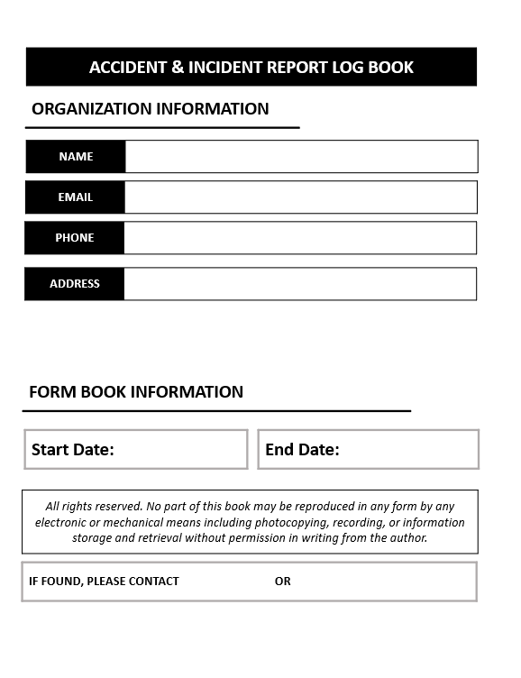 School Incident Report Template